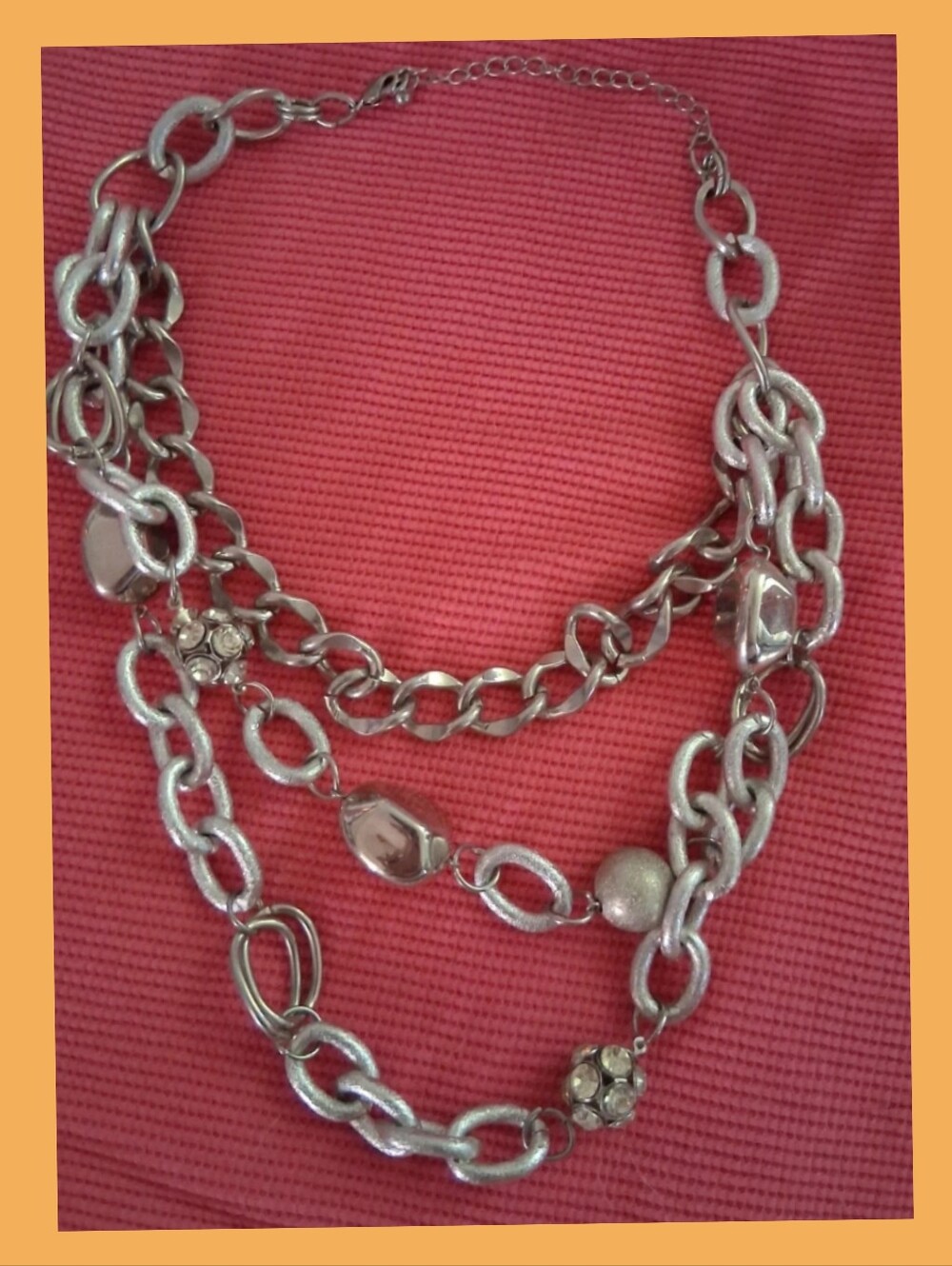 Silver Multi-Strand Statement Necklace - Women Jewelry